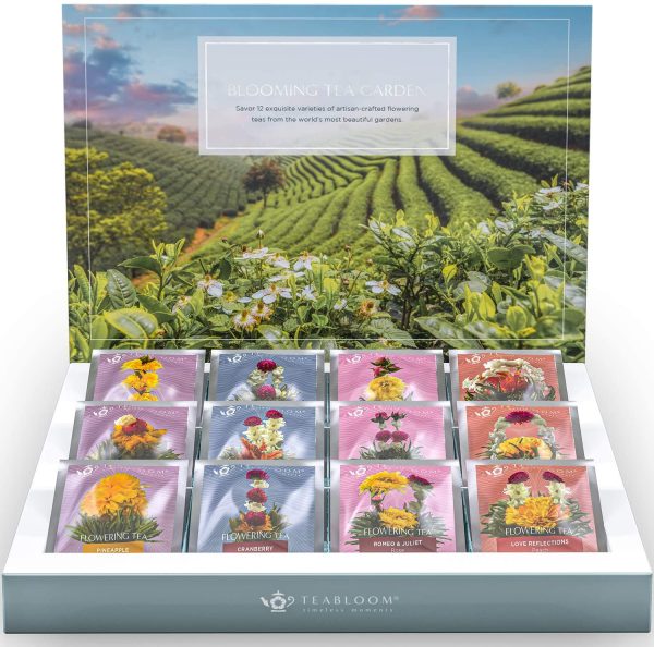 Teabloom Flowering Tea Chest - Curated Collection of 12 Varieties of Flowering Teas Packaged in Beautiful Gift-Ready Tea Box - Image 7