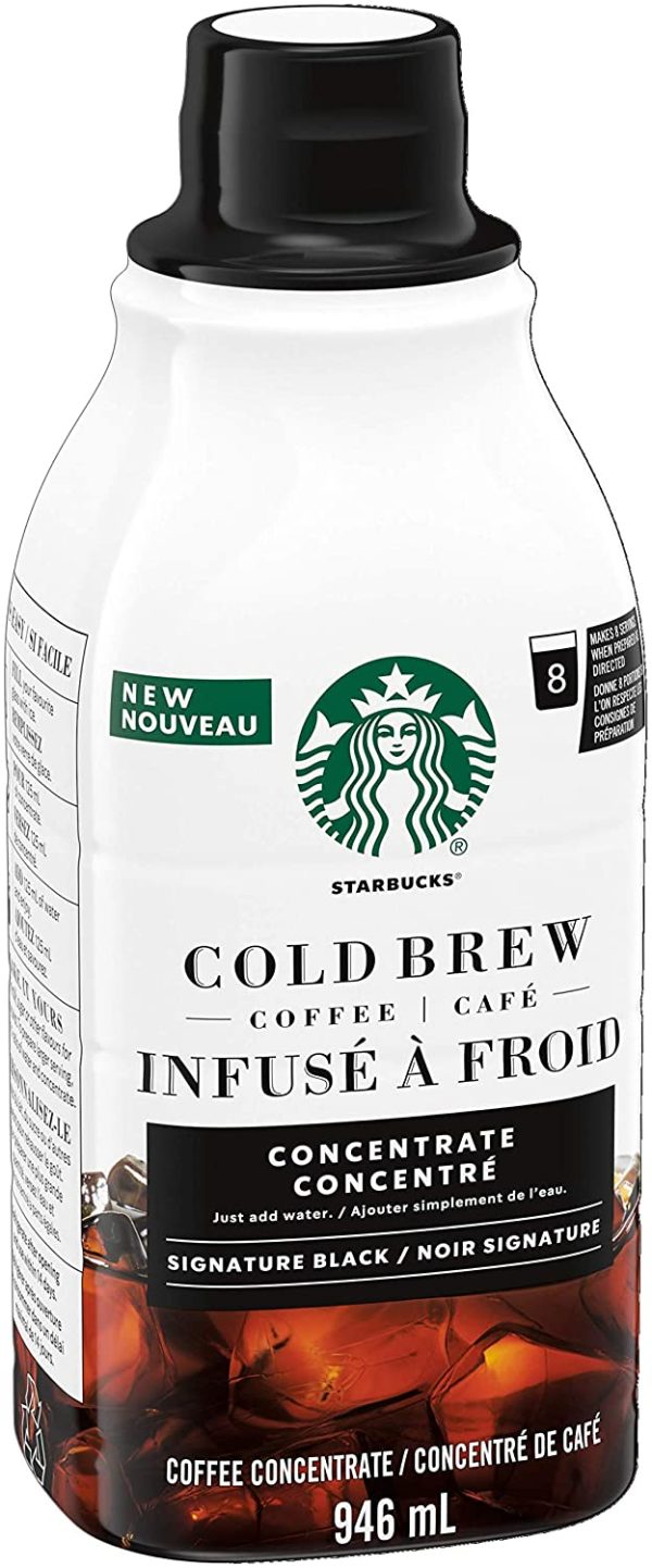 Starbucks Cold Brew Coffee Concentrate, Signature Black, 946 milliliters - Image 7