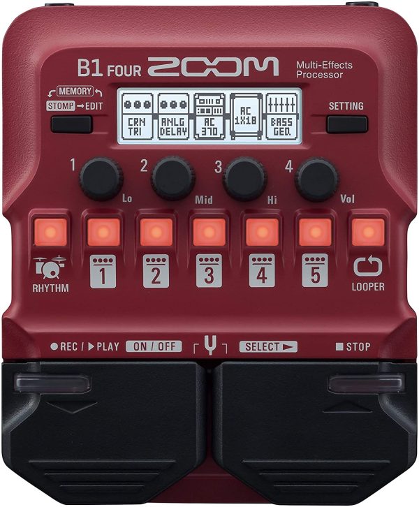 Zoom Bass Multi-Effects Pedal (B1 FOUR) - Image 3