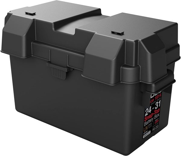 NOCO HM318BKS Group 24-31 Snap-Top Battery Box for Automotive, Marine and RV Batteries - Image 8