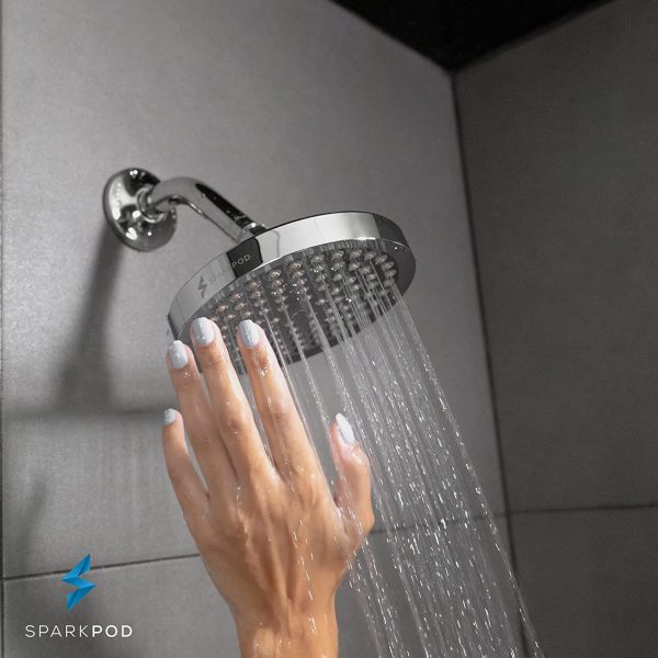 SparkPod Shower Head - High Pressure Rain - Luxury Modern Chrome Look - No Hassle Tool-Less 1-Min Installation - The Perfect Adjustable Replacement for Your Bathroom Shower Heads - Image 6