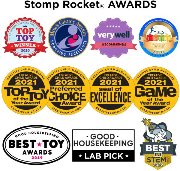 The Original Stomp Rocket Dueling Rockets Launcher, 4 Rockets and Toy Rocket Launcher - Outdoor Rocket STEM Gift for Boys and Girls Ages 6 Years and Up - Great for Outdoor Play - Image 6