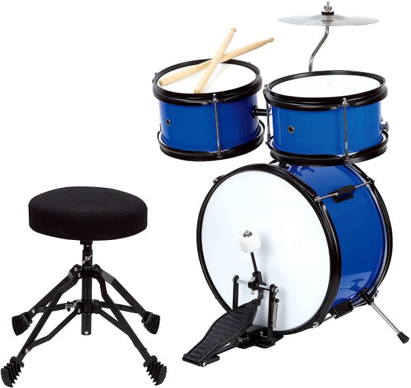 CB Sky 5-piece Junior Drum Set, Kids Percussion Instrument/Kids Musical Toys/Kids Musical Instrument - Image 3