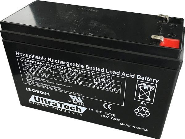 UT1270 12V 7 Ah Sealed Lead Acid Alarm Battery UT-1270 [Camera] - Image 3