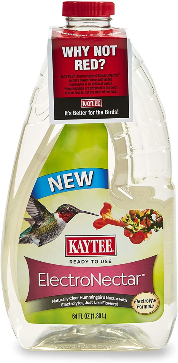 Kaytee Hummingbird Ready to Use Electro Nectar, 64-Ounce - Image 8