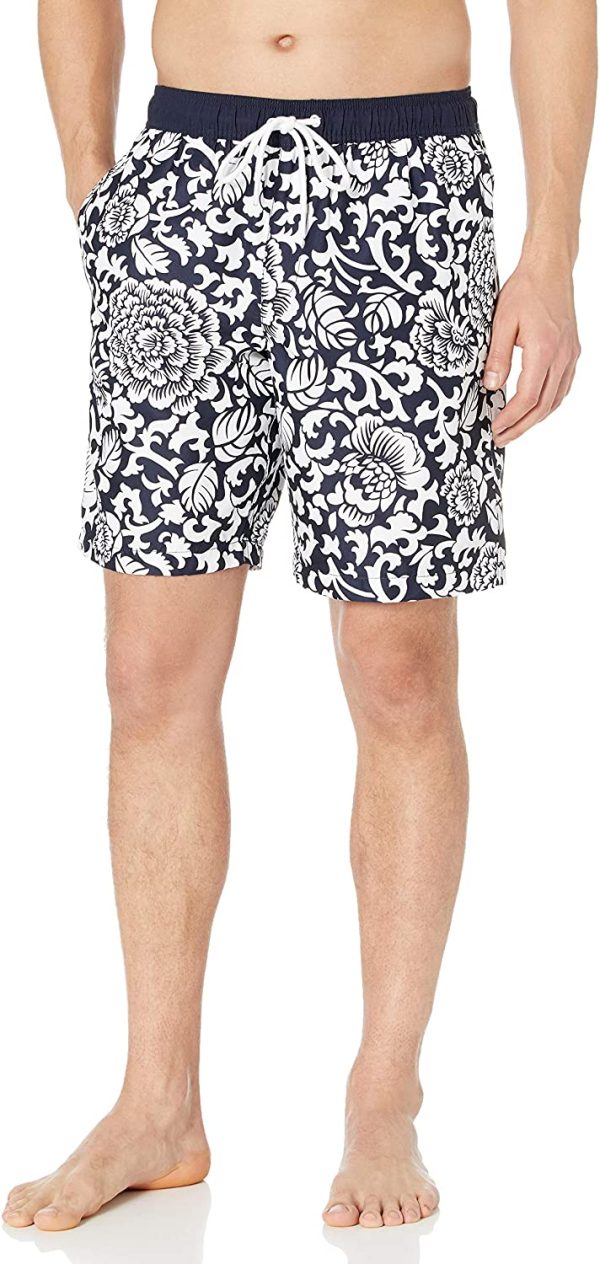 Amazon Essentials Men's Quick-Dry Print 9" Swim Trunk - Image 5