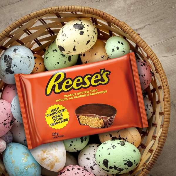 REESE'S Half Pound Cocolate Peanut Butter Cup, Easter Candy, Easter Gift, 226g