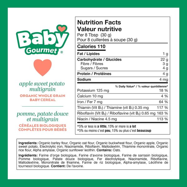 Baby Gourmet Apple Sweet Potato Multigrain 208g (Packaging may vary) - Image 4