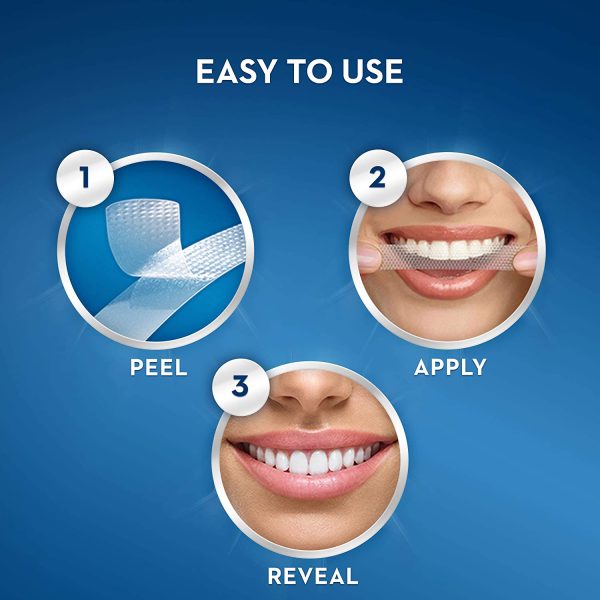 Crest 3D Whitestrips Glamorous White Twin Pack At-Home Teeth Whitening Kit, 14 Treatments x 2, 8 Levels Whiter - Image 3