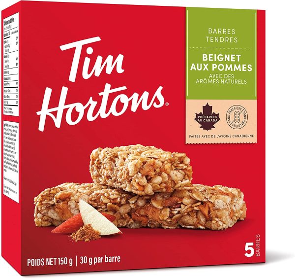 Apple Fritter Granola Bars, Peanut Free, 5 Count, Imported from Canada} - Image 6