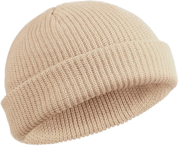 SATINIOR Trawler Beanie Watch Hat Roll-up Edge Skullcap Fisherman Beanie for Men Women - Image 4