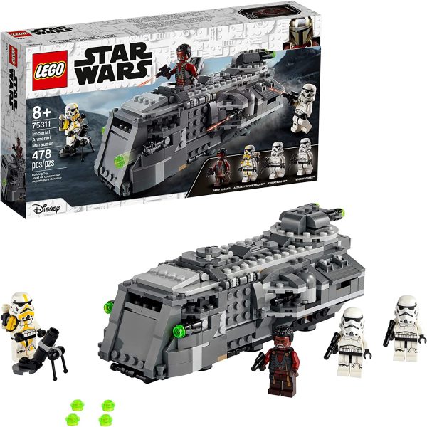 LEGO Star Wars Imperial Armored Marauder 75311 Awesome Toy Building Kit for Kids with Greef Karga and Stormtroopers; New 2021 (478 Pieces) - Image 4