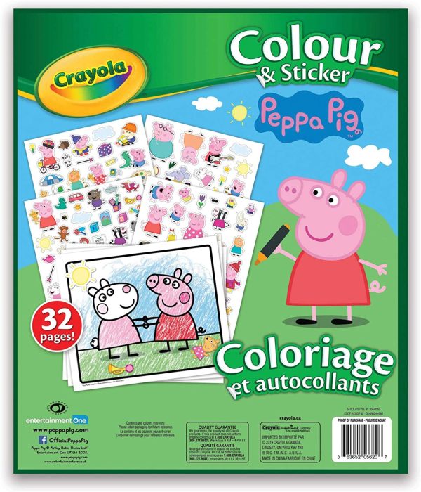 Crayola - Color & Sticker Book Peppa Pig - Image 2