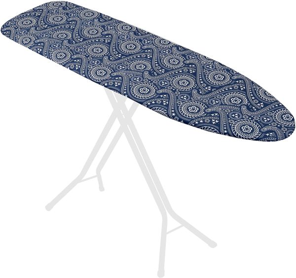 Laundry Solutions by Westex Navy Paisley Deluxe Triple Layer Extra-Thick Ironing Board Cover and Pad, 15" x 54" - Image 6