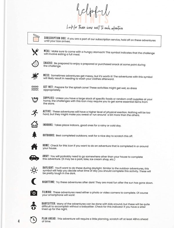 The Adventure Challenge Couples Edition - 50 Scratch-Off Adventures and Date Night Games for Couples, Adventure Challenge Couples Scratch Off Book, Couples Adventure Book - Image 4