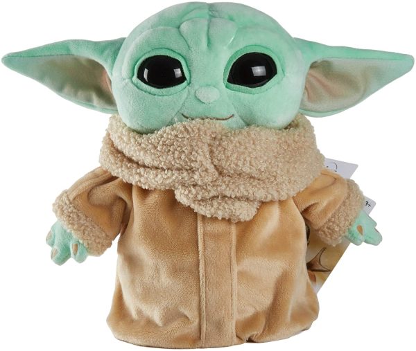 Star Wars The Child Plush Toy, 8-in Small Yoda Baby Figure from The Mandalorian, Collectible Stuffed Character for Movie Fans of All Ages, 3 and Older - Image 5