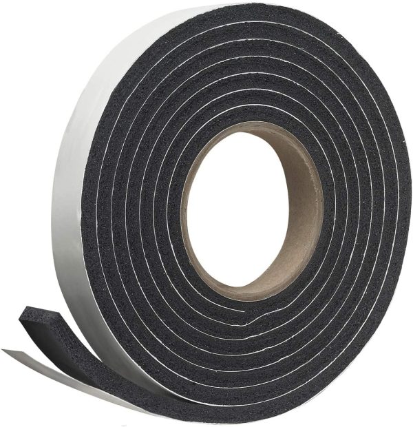 R516H 1-1/4-Inch by 7/16-Inch by 10-Foot Thick Sponge Rubber Foam Tape, Black - Image 7