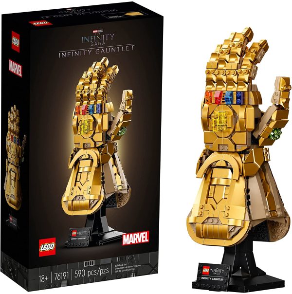 Lego Marvel Infinity Gauntlet 76191 Collectible Building Kit; Thanos Right Hand Gauntlet Model with Infinity Stones (590 Pieces) - Image 3