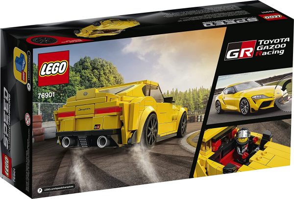 LEGO Speed Champions Toyota GR Supra 76901 Toy Car Building Toy; Racing Car Toy for Kids; New 2021 (299 Pieces)