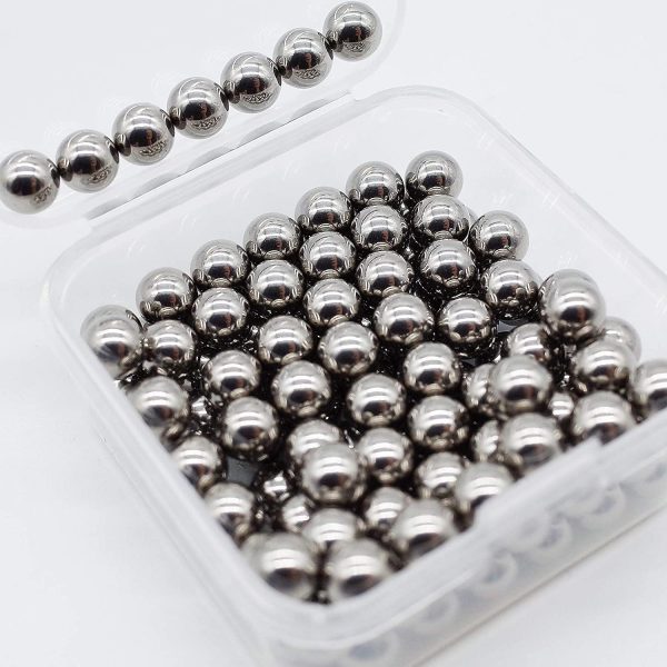 120 pcs Paint Mixing Balls Stainless Steel Mixing Agitator Balls for Mixing Model Paints, 5.5mm/apr. 0.22??