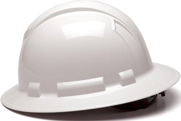 Ridgeline Full Brim 4 Pt Ratchet Suspension Hard Hat - Image 4