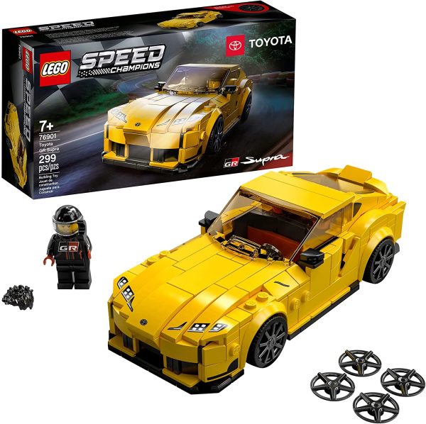 LEGO Speed Champions Toyota GR Supra 76901 Toy Car Building Toy; Racing Car Toy for Kids; New 2021 (299 Pieces) - Image 2