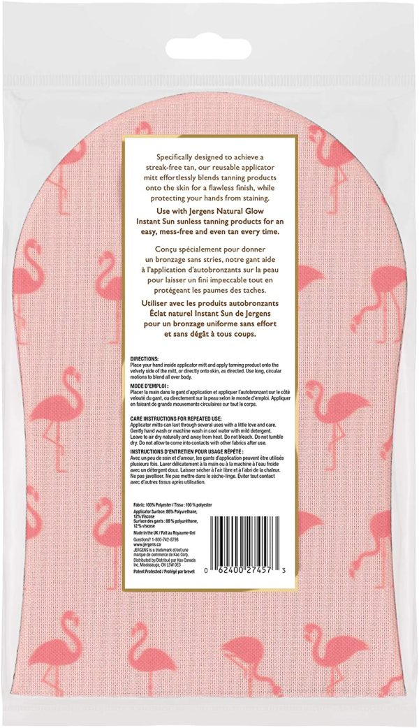 Jergens Natural Glow Instant Sun Sunless Self Tanning Applicator Mitt, 1 Count - Image 5