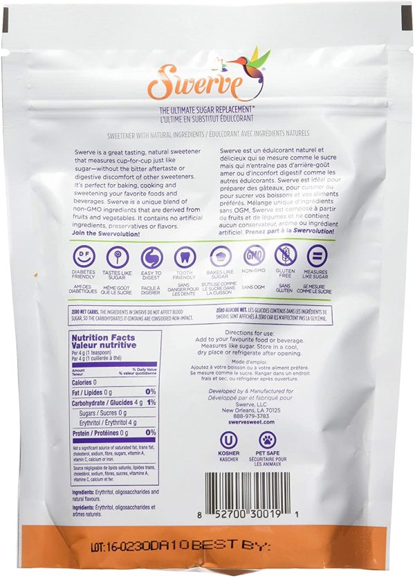 Swerve The Ultimate Sugar Replacement - Granular, 340 Grams - Image 4