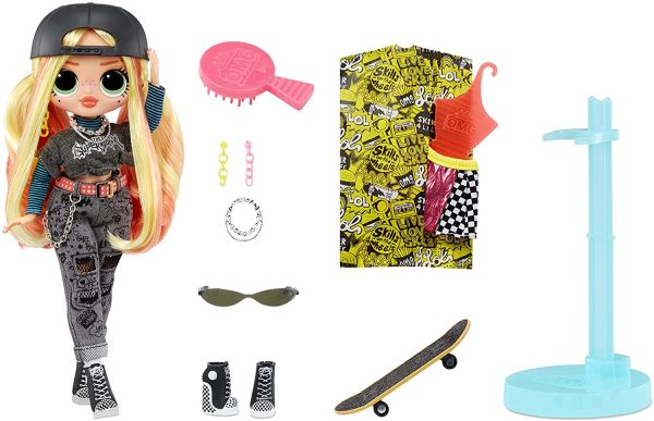 LOL Surprise OMG Skatepark Q.T. Fashion Doll with 20 Surprises - Image 3