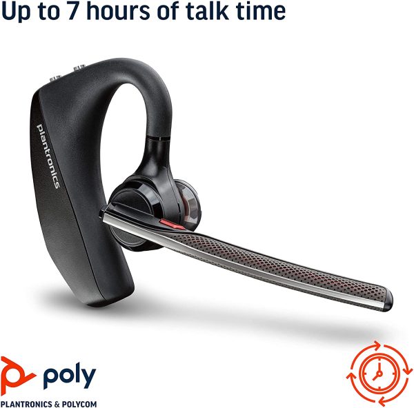 Plantronics - Voyager 5200 (Poly) - Bluetooth Over-the-Ear (Monaural) Headset - Compatible to connect to Cell Phones - Noise Canceling - Image 4