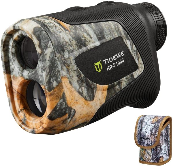 TideWe Hunting Rangefinder with Rechargeable Battery, 700/1000Y Camo Laser Range Finder 6X Magnification, Distance/Angle/Speed/Scan Multi Functional Waterproof Rangefinder with Case - Image 5