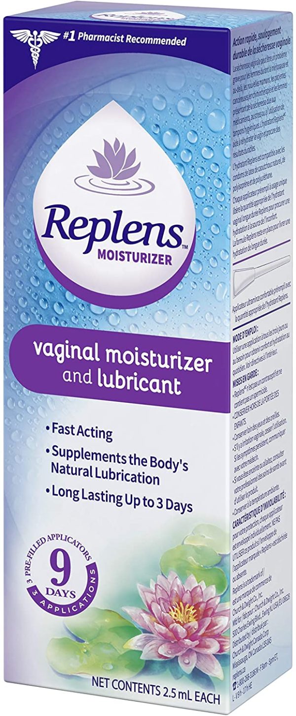 Replens Long-Lasting Vaginal Moisturizer and Lubricant, 3 Applications, 7.5-ml - Image 6