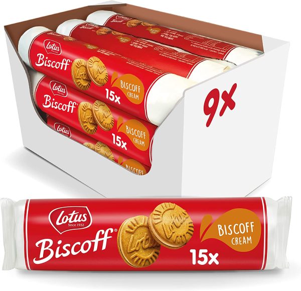 '- Caramelised Sandwich Cookies - Original Biscoff Cream Filling, 1 sleeve of 15 cookies - Image 5