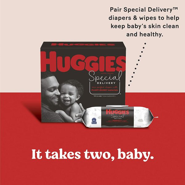 Newborn Diapers - Huggies Special Delivery Hypoallergenic Disposable Baby Diapers, 76ct, Giga Pack - Image 4