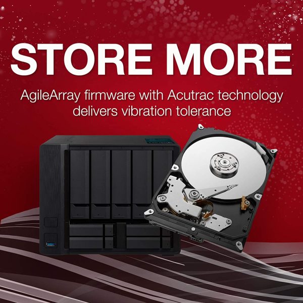 Seagate IronWolf 4TB NAS Internal Hard Drive HDD ?C CMR 3.5 Inch SATA 6Gb/s 5900 RPM 64MB Cache for RAID Network Attached Storage ?C Frustration Free Packaging (ST4000VN008) - Image 8