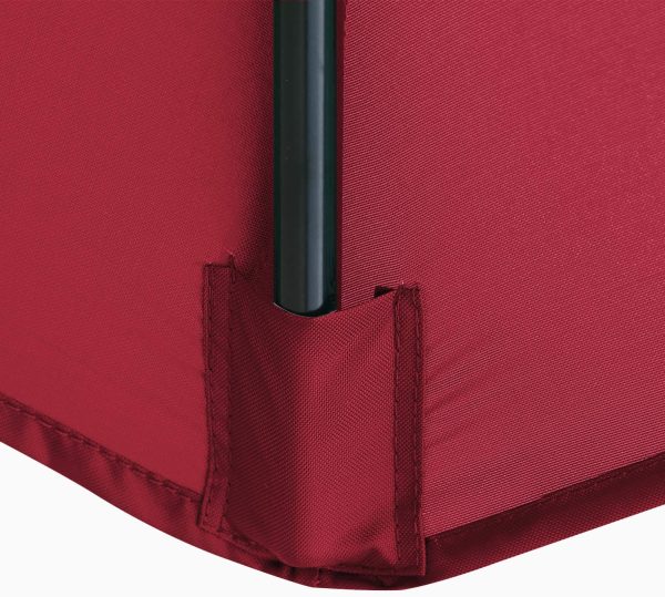 MASTERCANOPY 7.5ft Patio Umbrella Replacement Canopy Market Table Umbrella Canopy with 8 Ribs(7.5ft,Burgundy) - Image 6