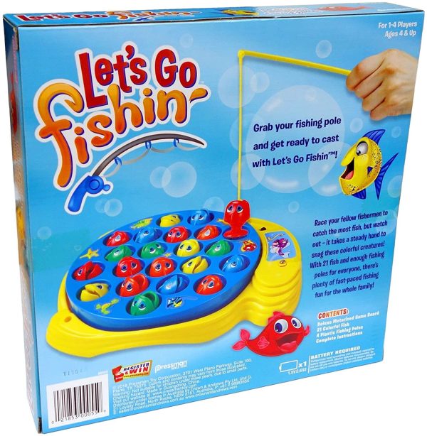 Let's Go Fishin' Game by Pressman - The Original Fast-Action Fishing Game!