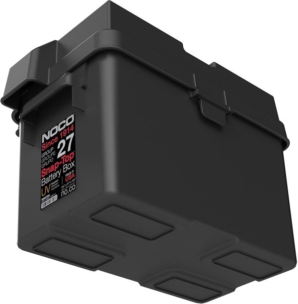 NOCO HM327BKS Group 27 Snap-Top Battery Box for Automotive, Marine and RV Batteries - Image 7