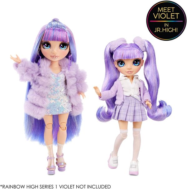 RAINBOW HIGH Jr High Violet Willow - 9-inch Purple Fashion Doll, Multicolor, 580027 - Image 6