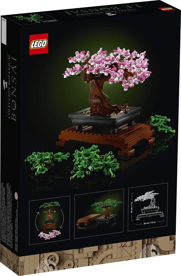 LEGO Bonsai Tree 10281 Building Kit, a Building Project to Focus The Mind with a Beautiful Display Piece to Enjoy, New 2021 (878 Pieces) - Image 5