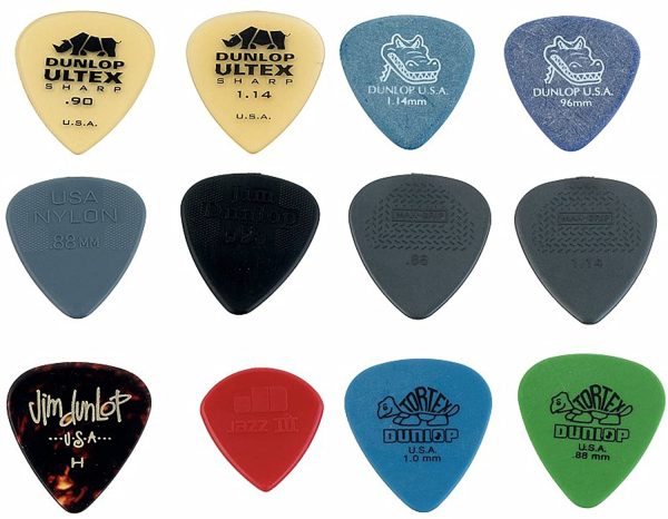 Jim Dunlop 26999102012 12 Pick Variety Pack