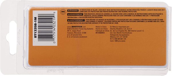 BOSTITCH BT1335B-1M 1-3/8-Inch 18-Gauge Brads Nails, 1000 per Box - Image 4