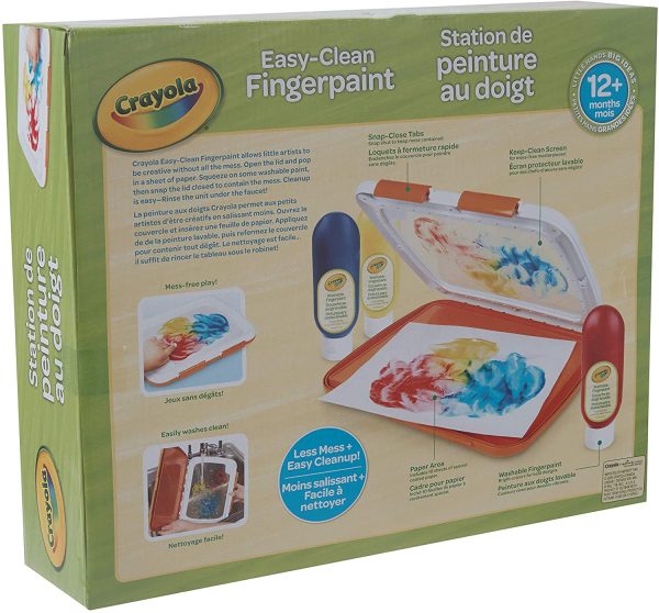 Crayola Easy-Clean Fingerpaint Set Arts & Crafts - Image 4