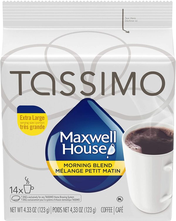 Maxwell House Morning Blend Coffee Single Serve T-Discs, 14 T-Discs - Image 5