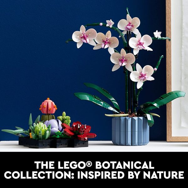 LEGO Orchid 10311 Plant Decor Building Set for Adults; Build an Orchid Display Piece for The Home or Office (608 Pieces) - Image 5