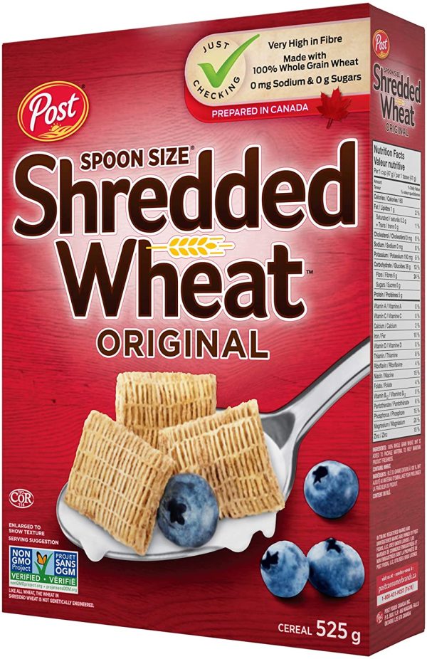 Post Spoon Size Shredded Wheat Original Cereal, 525g - Image 5