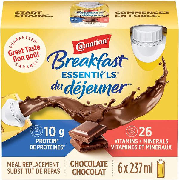 CARNATION BREAKFAST ESSENTIALS Ready-To-Drink Chocolate 6 x 237ml - Image 2