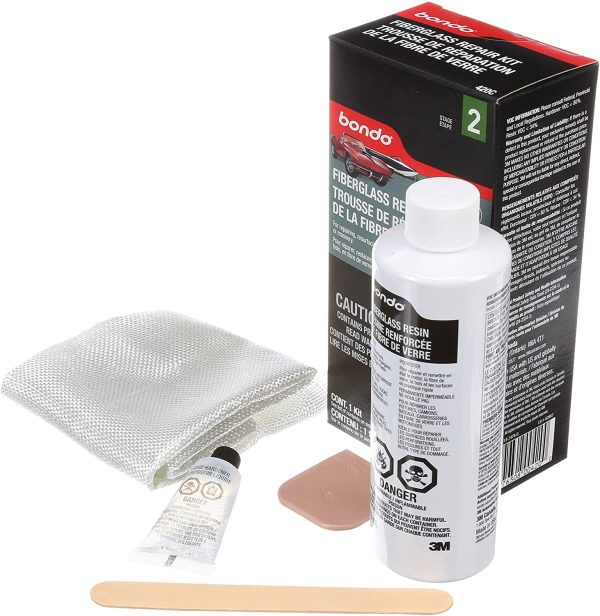 Fiberglass Resin Repair Kit, 420, 1/2 Pint - 420C - Image 2