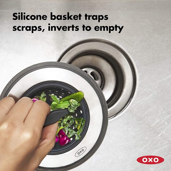 OXO Good Grips 2-in-1 Sink Strainer Stopper - Image 5