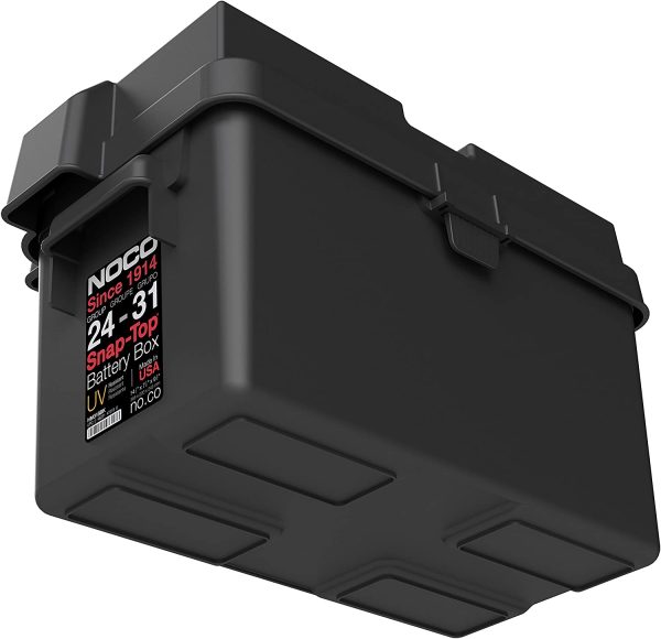 NOCO HM318BKS Group 24-31 Snap-Top Battery Box for Automotive, Marine and RV Batteries - Image 6